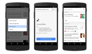Chrome for Android with improved offline features