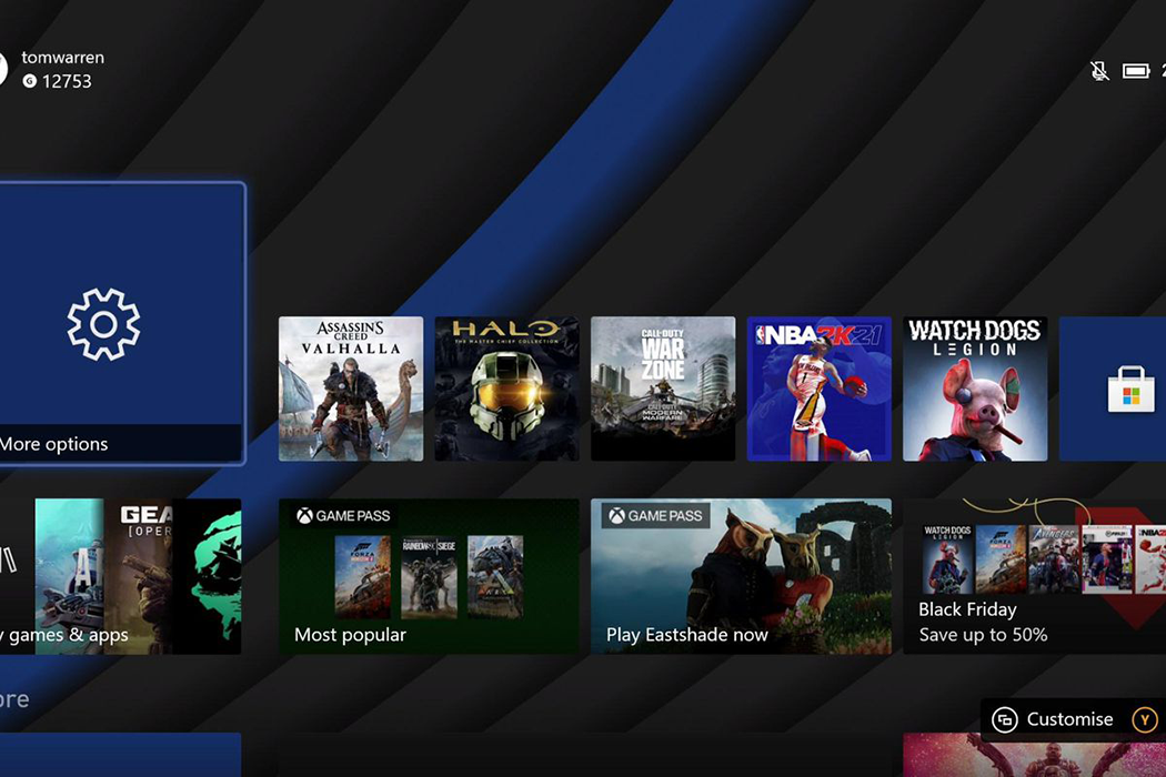 صورة أول تحديث لأجهزة Xbox Series X يجلب بعض التغييرات في الواجهة مع خلفيات جديدة