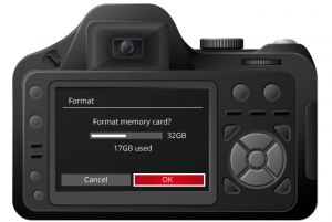 Format- memory card