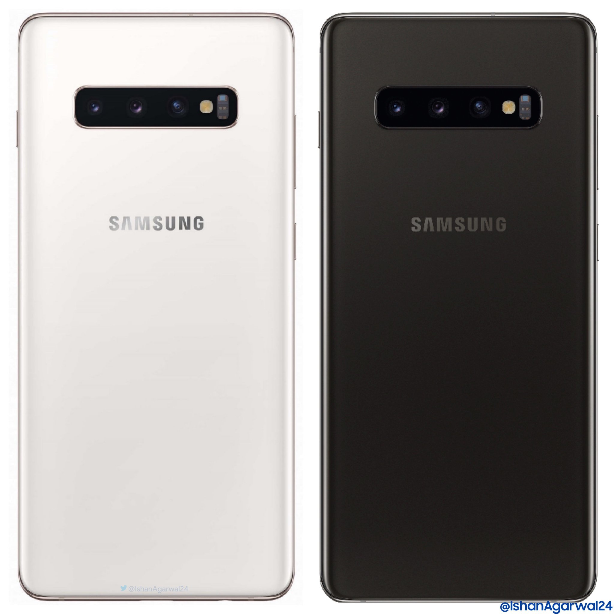 Galaxy S10+ - Ceramic White - Ceramic Black