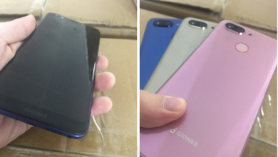 Gionee S11 front & back