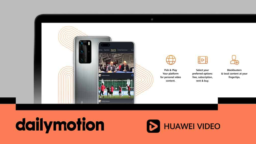 خدمة Dailymotion البديل الرسمي لتطبيق اليوتيوب على هواتف هواوي HUAWEI-DAILYMOTION