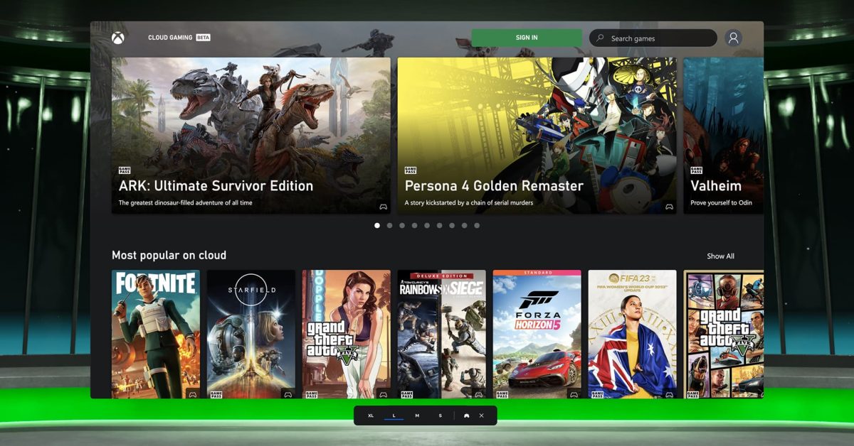 خدمة Xbox Cloud Gaming أصبحت متوفرة الآن على Meta Quest 3 و Quest 2 و Quest