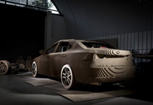 Lexus IS-cardboard-Car