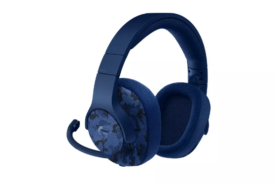 Logitech’s new blue camo gaming headphones