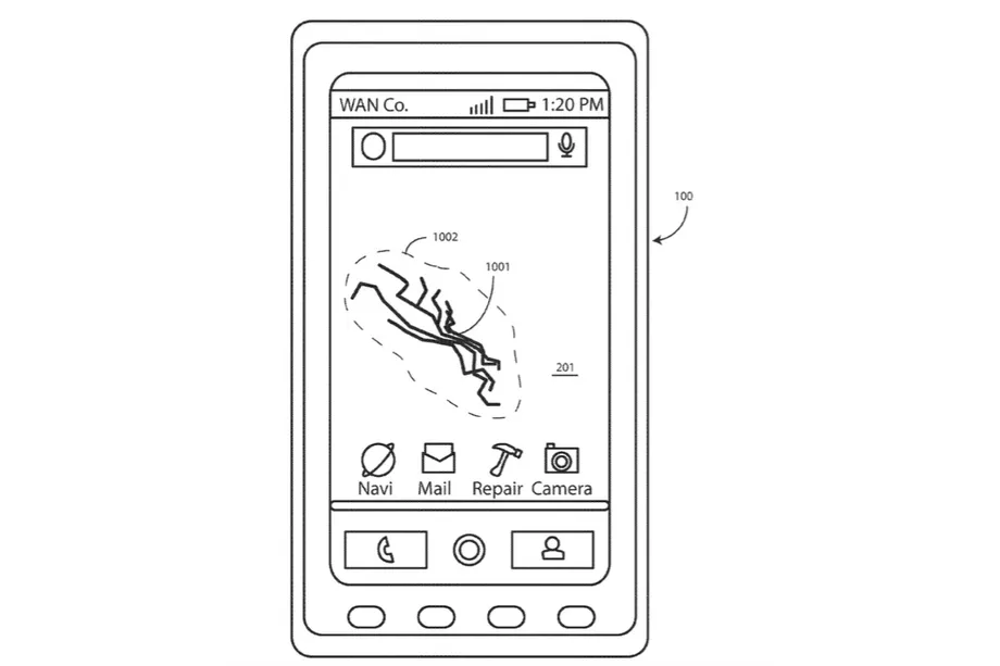 Motorola patented display can heal its own crack