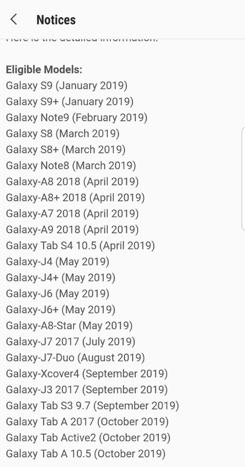 Samsung-Android-Pie-roadmap-Galaxy