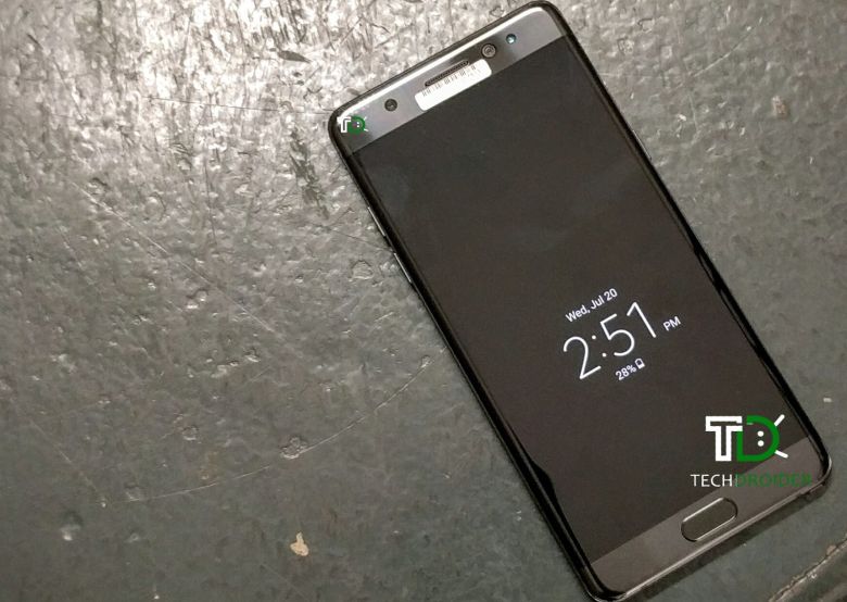 Samsung Galaxy Note 7 black