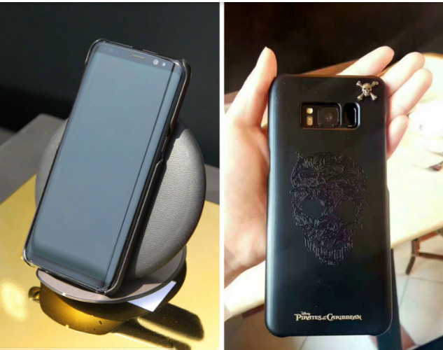 Samsung with Pirates of the Caribbean edition Galaxy S8