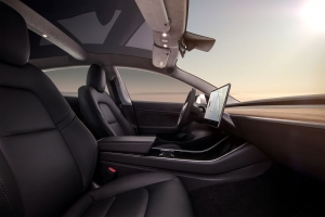 Tesla Model 3 dashboard profile