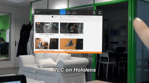 VLC-Hololens