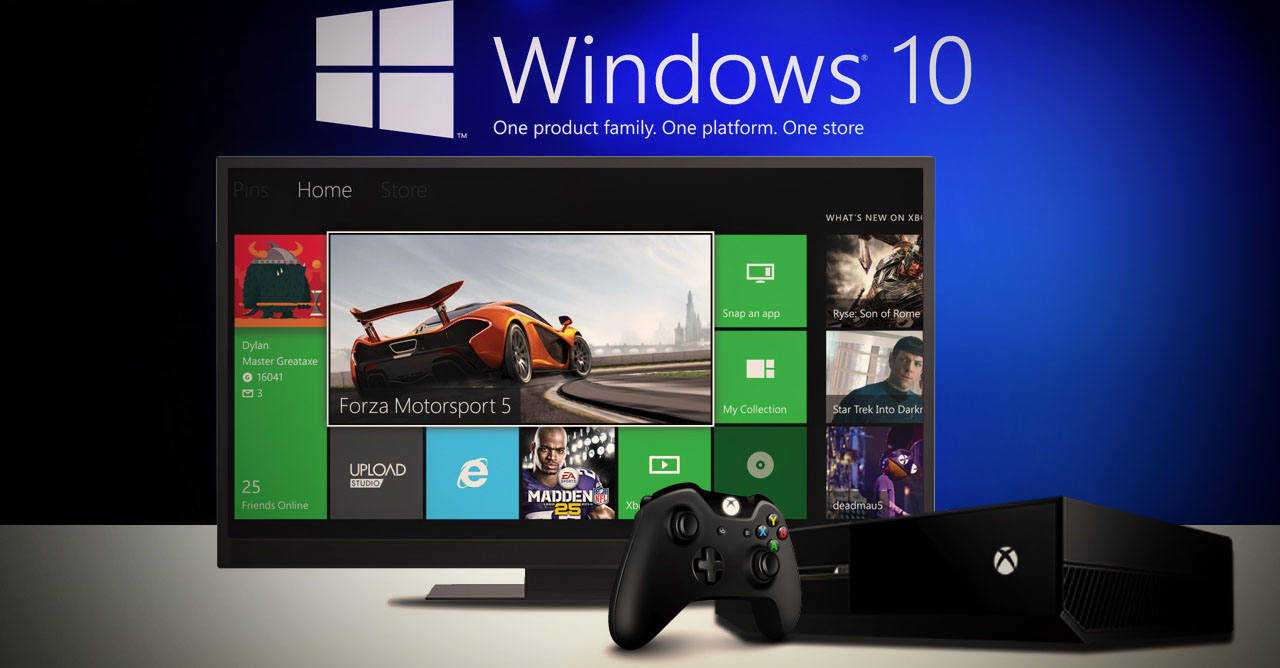 Windows 10 apps - Xbox One