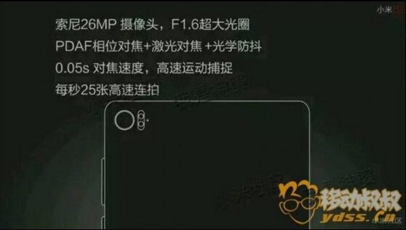 camera Xiaomi Mi 5