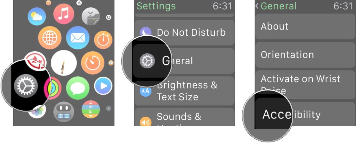 how to apple watch voice over 1