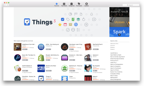 iTunes and the Mac App Store