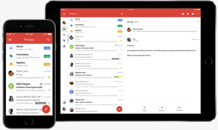 updated gmail iphone and ipad